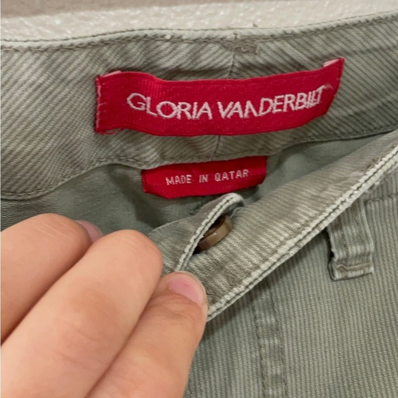 Gloria Vanderbilt Cargo Pants in Sage - Picture 3 of 11